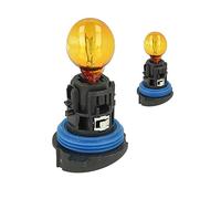 CARALL 2 Pezzi di Lampade Alogena 12V Per Auto (HP24WA 12V 24W Amber)