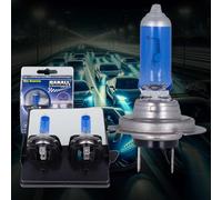 2 Pezzi Lampade Alogene 24V Per Camion, Bianche ad Effetto Xenon (H7 24V 70W PX26d)