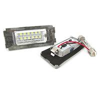 CARALL LE2802 Kit Luci Targa Led compatibile con Mini Cooper R52 R55 R56 R57 R58 R59 Bianco Canbus No Errore