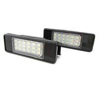 CARALL LE3321 Kit Luci Targa Led 12V 5W Canbus No Errore Plug & Play Attacco Originale Bianco 6000K - 2 Pezzi