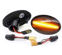 CARALL LN3136 Kit Freccia Laterale a Led Side Marker Dinamica Lente Fume Compatibile Con Opel Corsa C Combo Astra F Tigra Resistenza Inclusa