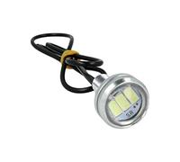 CARALL PL2014A Power Led A Bottone Modello Slim 12V 3W Con 3 Smd 5630 IP67 6000K Eagle Eye Led Luci Diurne Carcassa Argento