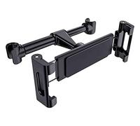 CARALL Porta Celluare Poggiatesta Auto Supporto Smartphone Tablet da 5~9" Rotazione di 360 Gradi per Sedile Posteriore