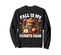 Caramel Apple Coffee Mug Graphic Fall Is My Favorite Color Felpa