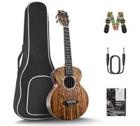 Caramel, custodia morbida con imbottitura di 5 mm per ukulele sopranino da 43 cm, da viaggio, CBG5P