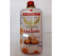 Caramell Vodka Rushkinoff Bottiglia di plastica 1 litro 18% di alcol