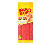 Caramella acida alla fragola | Look-O-Look | Sour Mats Strawberry Taste 20 Pezzi | Peso totale 125 grammi