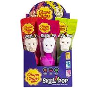 Caramella Dura Chupa Chups Skull Pop Acida Liquida 12 x 50 g