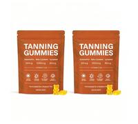 Caramelle Abbronzanti For Una Pelle Luminosa Con Astaxantina E Vitamina CE | Integratore Abbronzante Antiossidante Gummies Con Beta Carotene Licopene For Una Luminosità Naturale(3pcs)
