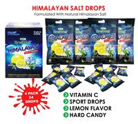 Caramelle al sale naturale dell'Himalaya sapore di limone vitamina C menta go...