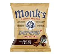 CARAMELLE BALSAMICHE MONK'S DEFEND+ LIQUIRIZIA E GINSENG SENZA ZUCCHERI 46 GR