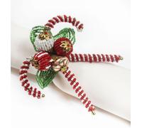 Caramelle Canne Natale Tovagliolo Anello