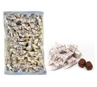 Caramelle classiche al gusto caffè latte. Confezione da 1 kg.