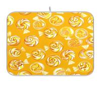 Caramelle di Natale Vivid Color tappetino di asciugatura piatto tappetino di scarico per cucina tappetino da banco sotto scolapiatti scolapiatti tappetino per asciugare i piatti grande 18 x 24