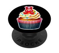 Caramelle Dolci Cupcake Orso Gommoso PopSockets PopGrip Adesivo