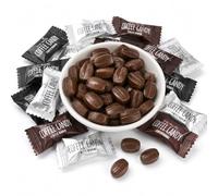 Caramelle dure al caffè a forma di chicco, dolcetti masticabili al caffè senza bisogno di birra, snack portatile multigusto for il tempo libero quotidiano(250g)
