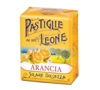 Caramelle Dure Pastiglie Leone Gusto Arancia 6 Pacchetti da 30 g