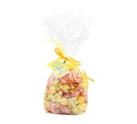 Caramelle Dure Ripiene Frizzanti al Gusto di Limone e Arancia Caramelle Confezionate Singolarmente Made in Italy Caramelle Compleanno Bambini (500g)