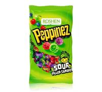 CARAMELLE DURE ROSHEN PEPPINEZZZ FRUTTA RIPIENO MORBIDO 1 KG SFUSE LIQUIDO