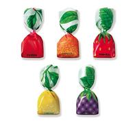 Caramelle Frutta Ripiena Mangini Kg 1 - Caramelle ripiene di marmellata all’ arancio e limone e confettura di fragola, ciliegia e mora