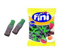 Caramelle gommose a forma di bottiglia di cola, confezione da 6 pezzi da 1 kg.