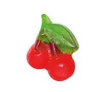 Caramelle gommose alla ciliegia con glitter, confezione da 6 pezzi (1 kg).