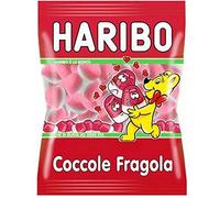 Haribo Coccole Fragola, Caramelle Gommose, Gusto Frutta, Ideali per Feste e Dolci Momenti di Relax - 1kg