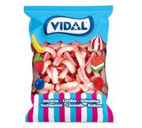 Caramelle Gommose Denti Dracula Vidal Gusto Panna Fragola Busta da 250 pz