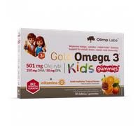 Caramelle gommose Olimp Gold Omega 3 per bambini, gusto tropicale, 30 pezzi.