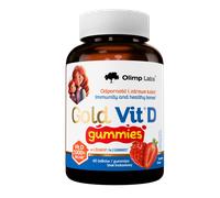 Caramelle gommose Olimp Gold-Vit D al gusto di fragola, 60 pezzi.