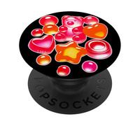 Caramelle gommose Orso Candy Red Gummies PopSockets PopGrip Adesivo