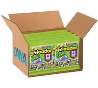 Caramelle Gommose per goleador Tunnel Sour al gusto di Frutta: Fragola, Lampone, Arancia, Limone e Ciliegia 160g [BOX con 8 Confezioni]