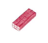 Caramelle morbide a forma di mattoncino gusto pica fragola - 1 kg