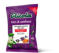 CARAMELLE RICOLA FIOR DI SAMBUCO SENZA ZUCCHERO SFUSE 500 gr