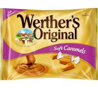 Caramelle tedesche compatibili con Werther's Original - 1 busta - Caramelle morbide alla crema al caramello - Gusto caramello morbido - 180g