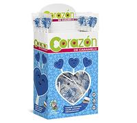 Caramelos Cerdán - Piruletas Mini Corazón Pintalenguas Sabor Frambuesa | Caramelo Duro con Palo sin Gluten ni Alérgenos | Ideal para Feste, San Valenín y Cumpleaños | Estuche de 200 Unidades