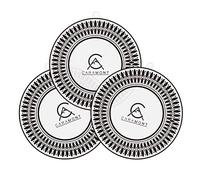 Caramont, 3 pezzi Tappetino per Piano Cottura a Induzione, Antigraffio,Protezioni Magnetica Antiscivolo in Silicone,Tappetino Termoisolante, Riutilizzabile, Protegge il Piano Cottura, 20 Cm