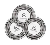 Caramont, 3 pezzi Tappetino per Piano Cottura a Induzione, Antigraffio,Protezioni Magnetica Antiscivolo in Silicone,Tappetino Termoisolante, Riutilizzabile, Protegge il Piano Cottura 24 Cm