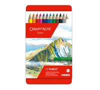 Caran D’ Aache Pablo Colore Permanente Matite Barattolo Di 12 Assortiti