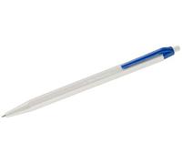 Caran d´Ache 825 ECO 0825.160 - Penna a sfera in resina e acciaio INOX, colore: Blu/Bianco