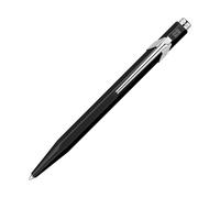 Caran d-Ache 849.009 - Penna a sfera retrattile a clip, colore: blu, nero, argento, alluminio, esagonale, 1 pezzo