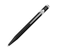 Caran d-Ache 849.009 - Penna a sfera retrattile a clip, colore: blu, nero, argento, alluminio, esagonale, 1 pezzo