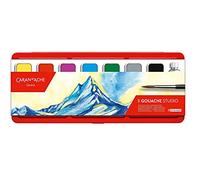 Caran d'́Ache - Scatola in metallo, 8 colori