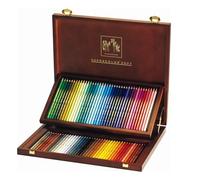 Caran d'Ache 3888.480 - Valigetta in legno Artist, 80 colori, Supracolor Soft