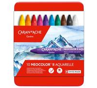 Caran d'Ache 7500.31 Creative Art Materials NeoColor II - Set di pastelli in cera solubile in acqua, multicolore