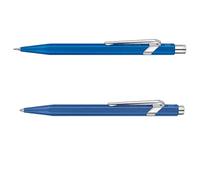 Caran d'Ache 849 Colormat-x Set: Penna a sfera e matita meccanica, blu