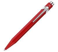 Caran d'Ache 849 Popline 0846.570 - Penna a sfera con astuccio, colore: blu, lunghezza: 12,5 cm, colore: Rosso laccato
