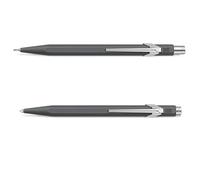 Caran d'Ache 849 Set: Penna a sfera e portamine, grigio antracite