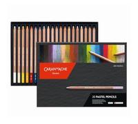 Caran d'Ache Assortimento di 20 pastelli colorati