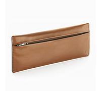 Caran d'Ache - Astuccio per penne con zip, colore: Marrone chiaro